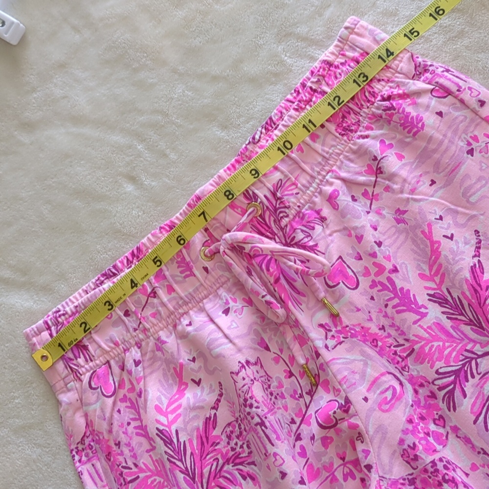 Lilly Pulitzer Emora Knit Pull-on Pants Jogger Pink Blossom Wild About You Small - Picture 6 of 16